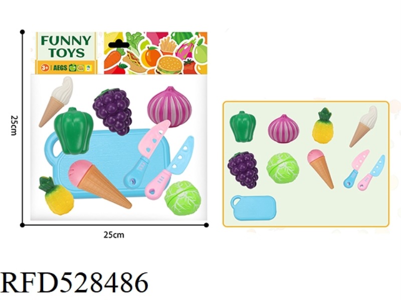 CHECHELLE FRUIT + VEGETABLE + ICE CREAM 10 PIECES SET