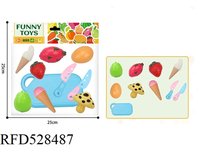 CHECHELLE FRUIT + VEGETABLE + ICE CREAM 10 PIECES SET