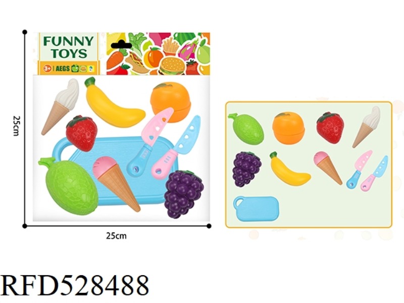 CHECHELLE FRUIT + ICE CREAM 10 PIECES SET