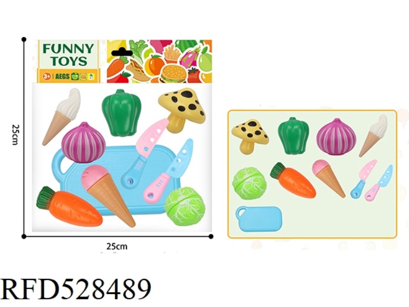 CHE CHE LE VEGETABLE + ICE CREAM 10 PIECES SET