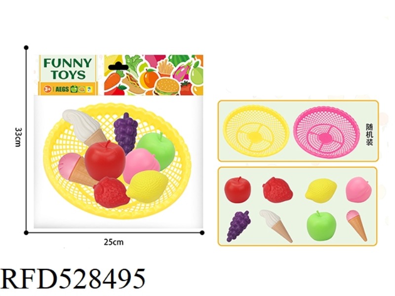 BLOW BOTTLE FRUIT ICE CREAM 8-PIECE SET
