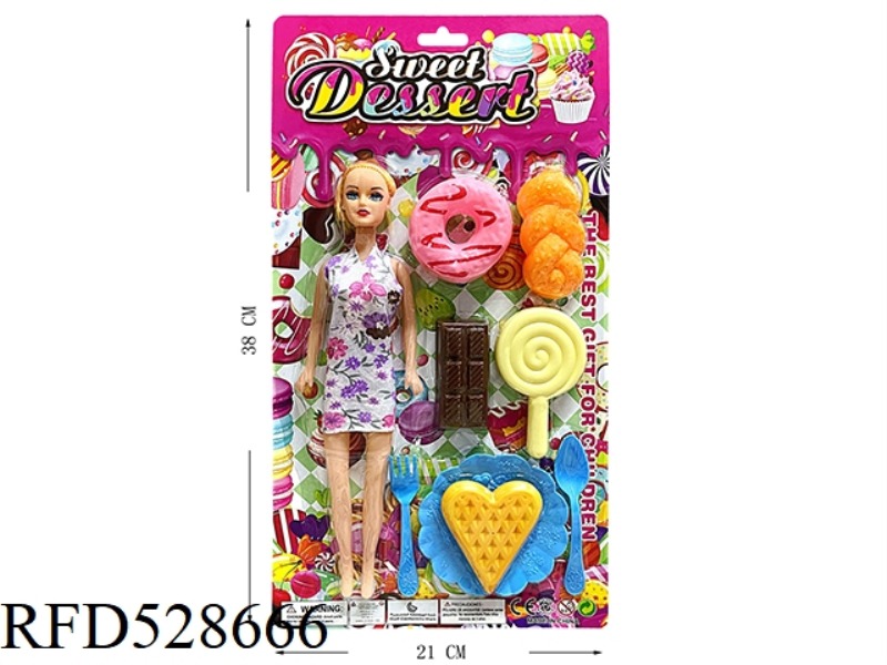 BARBIE WITH DESSERT