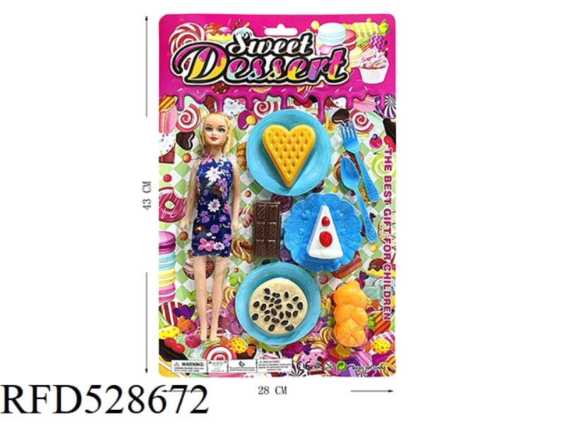 BARBIE WITH DESSERT