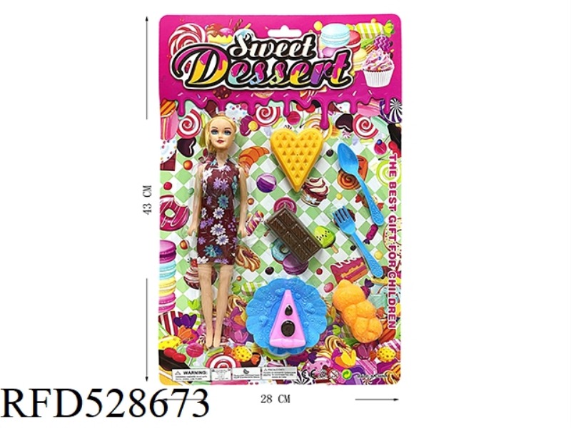 BARBIE WITH DESSERT