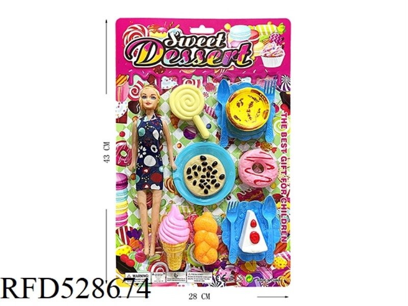 BARBIE WITH DESSERT