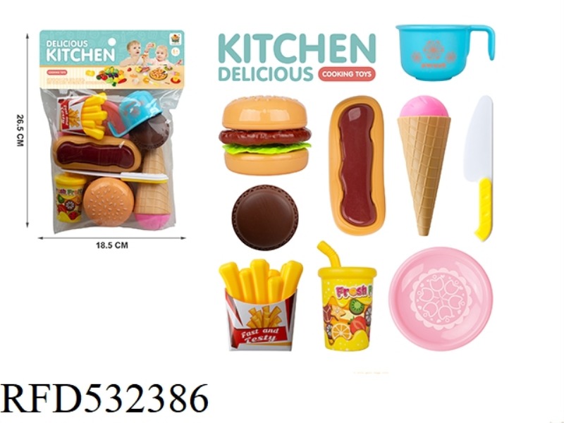 BURGER FAST FOOD CHOP CHOP