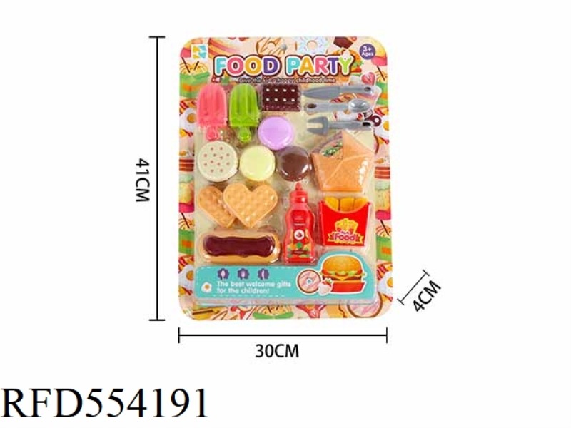PLAY HOUSE FOOD SET