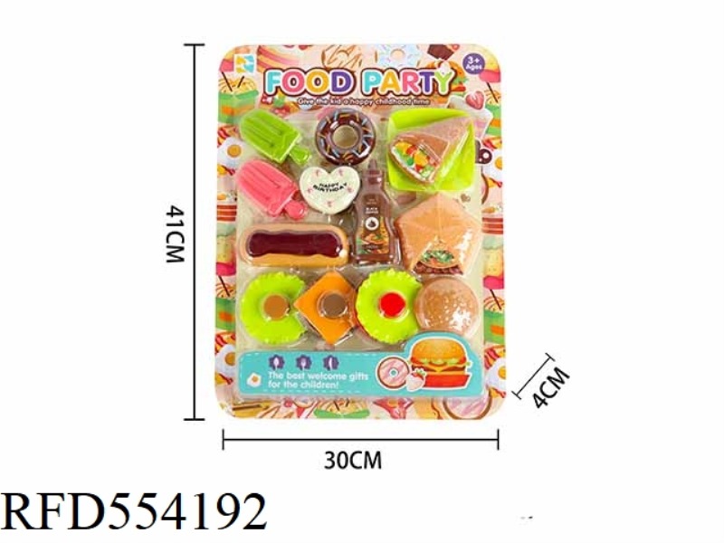 PLAY HOUSE FOOD SET