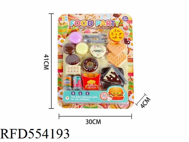 PLAY HOUSE FOOD SET