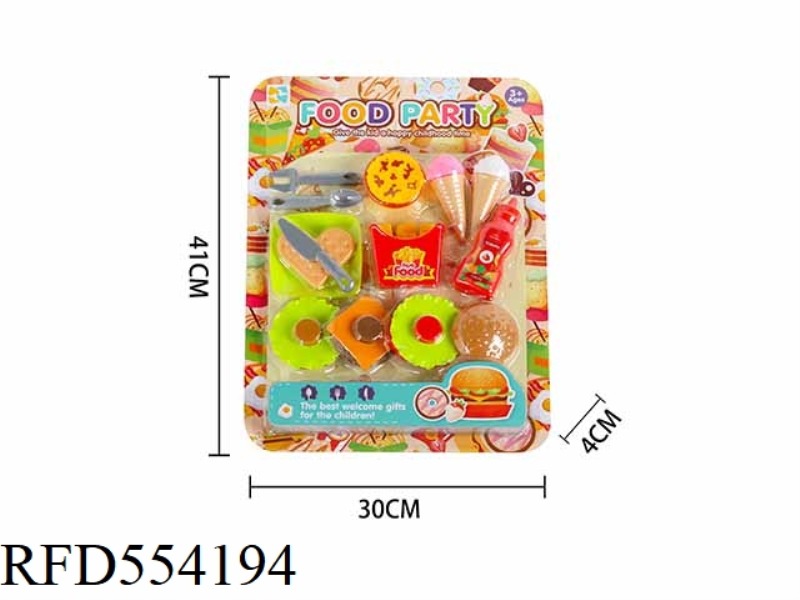 PLAY HOUSE FOOD SET