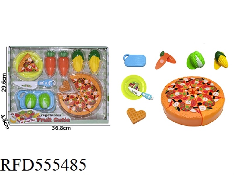 VEGETABLE SLICE PIZZA (16PCS)