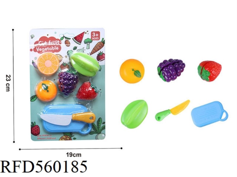 YOU CAN CUT FRUIT WHEN YOU'RE PLAYING HOUSE