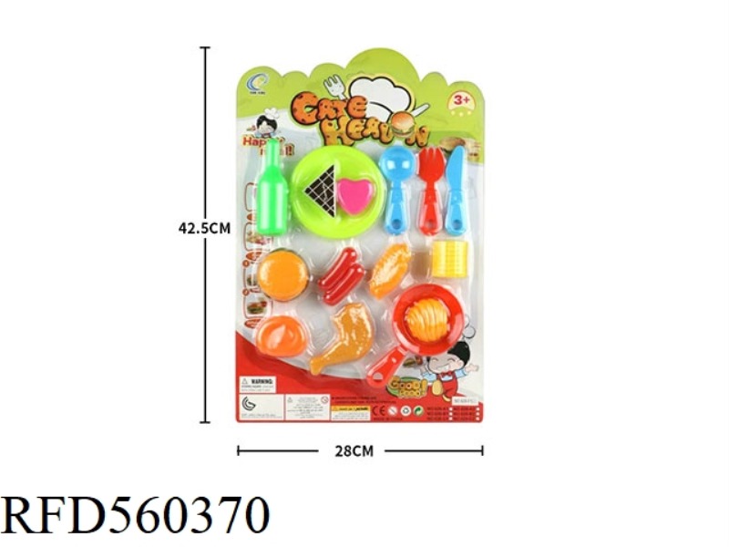 PLAY HOUSE FOOD SET SUCTION BOARD TOY