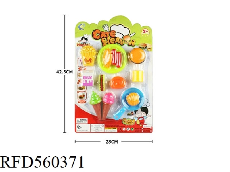 PLAY HOUSE FOOD SET SUCTION BOARD TOY