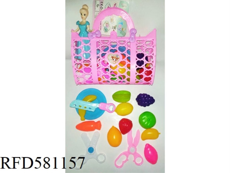 PRINCESS FRUIT AND VEGETABLE CUTTER PLAYER BASKET