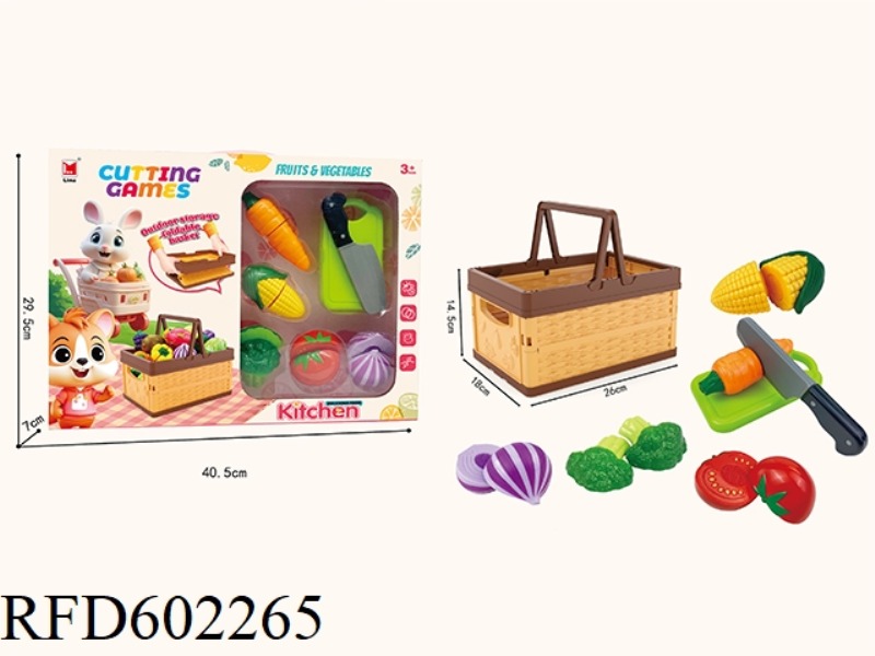 FOLDING BASKET OF VEGETABLES