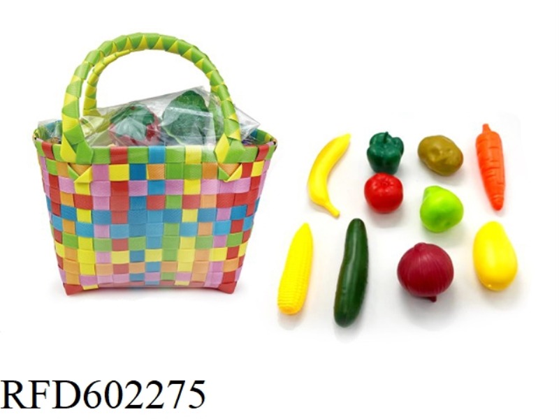 WEAVING BASKET OF FRUITS AND VEGETABLES