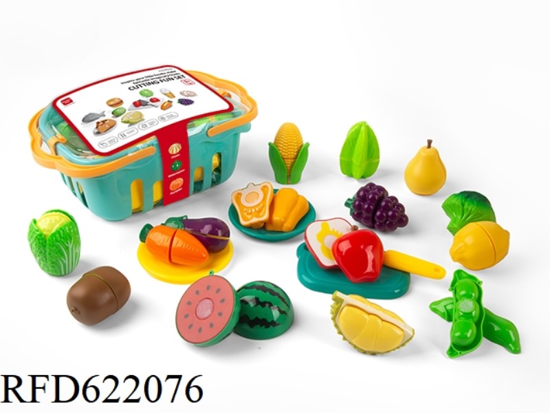 ARTIFICIAL FRUIT AND VEGETABLE CUTTER BASKET
