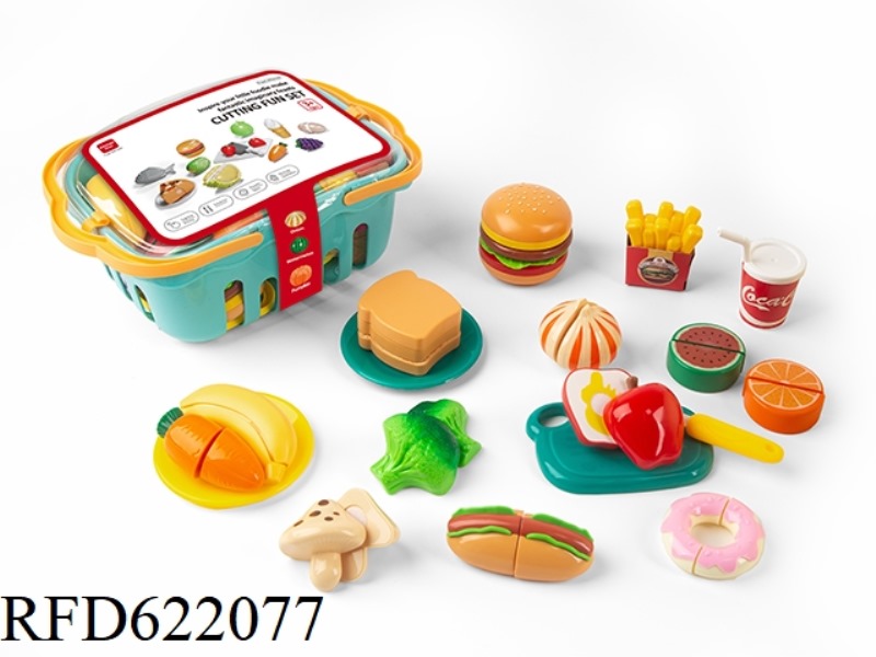 ARTIFICIAL FRUIT AND VEGETABLE CUTTER BASKET