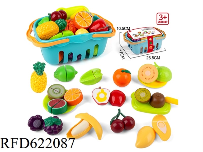 ARTIFICIAL FRUIT AND VEGETABLE CUTTER BASKET