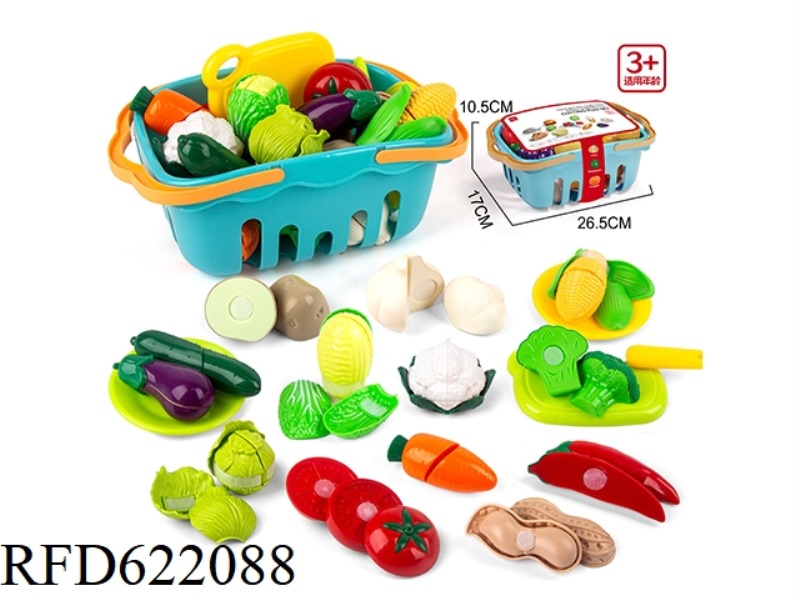 ARTIFICIAL FRUIT AND VEGETABLE CUTTER BASKET
