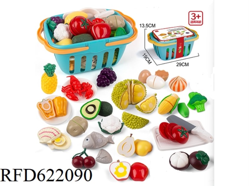 ARTIFICIAL FRUIT AND VEGETABLE CUTTER BASKET