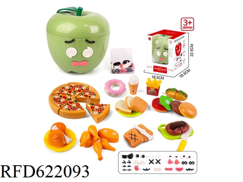 CHANGEABLE EXPRESSION BIG APPLE CUT JOY