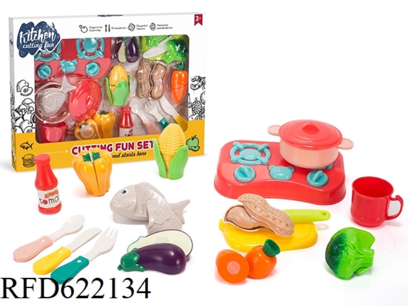 ARTIFICIAL FRUIT AND VEGETABLE CUTTER (PEELED)