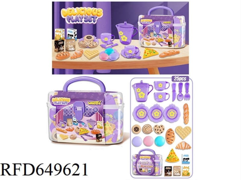AFTERNOON TEA DESSERT FOOD KETTLE SET