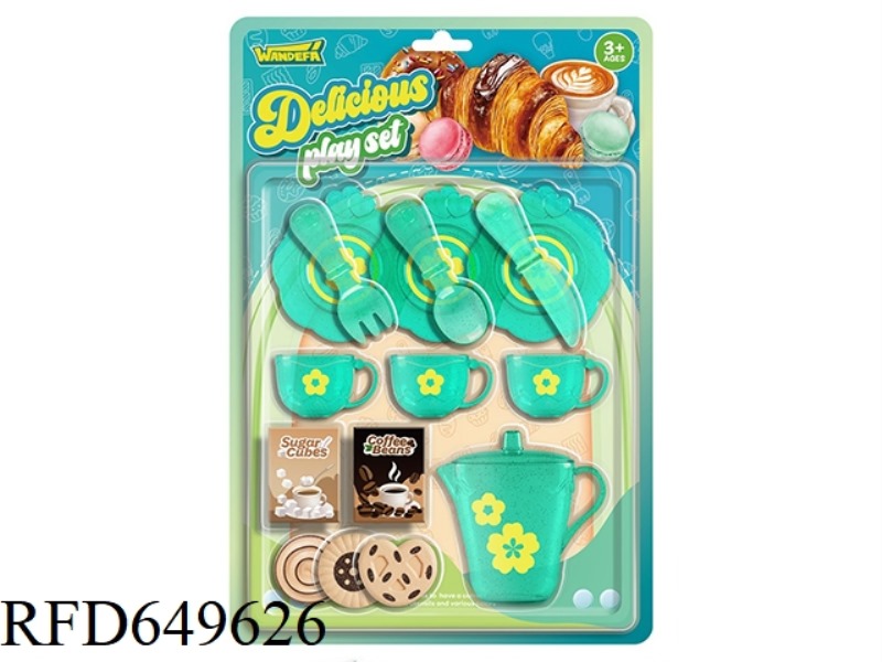 GIRL AFTERNOON TEA DESSERT SNACK FOOD COOKIE COFFEE