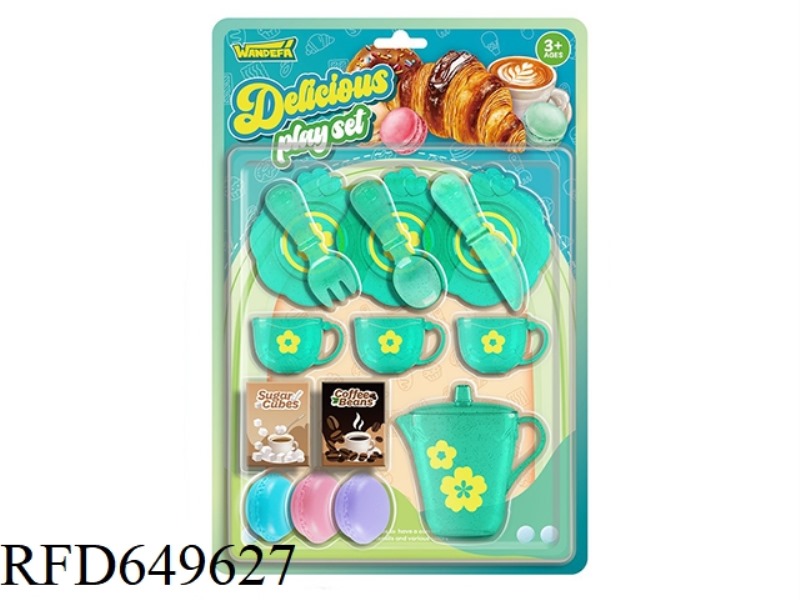 GIRLS AFTERNOON TEA DESSERT SNACK FOOD MACAROON COFFEE
