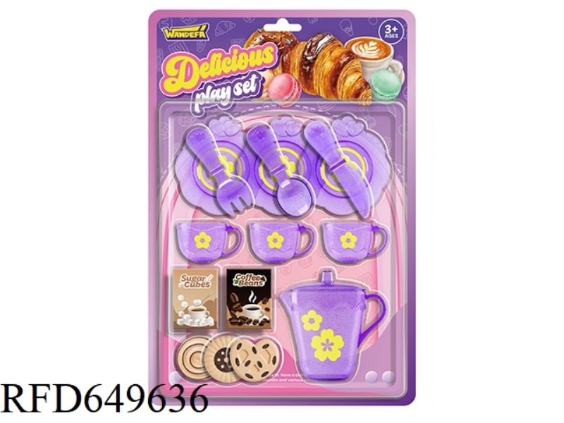 GIRL AFTERNOON TEA DESSERT SNACK FOOD COOKIE COFFEE
