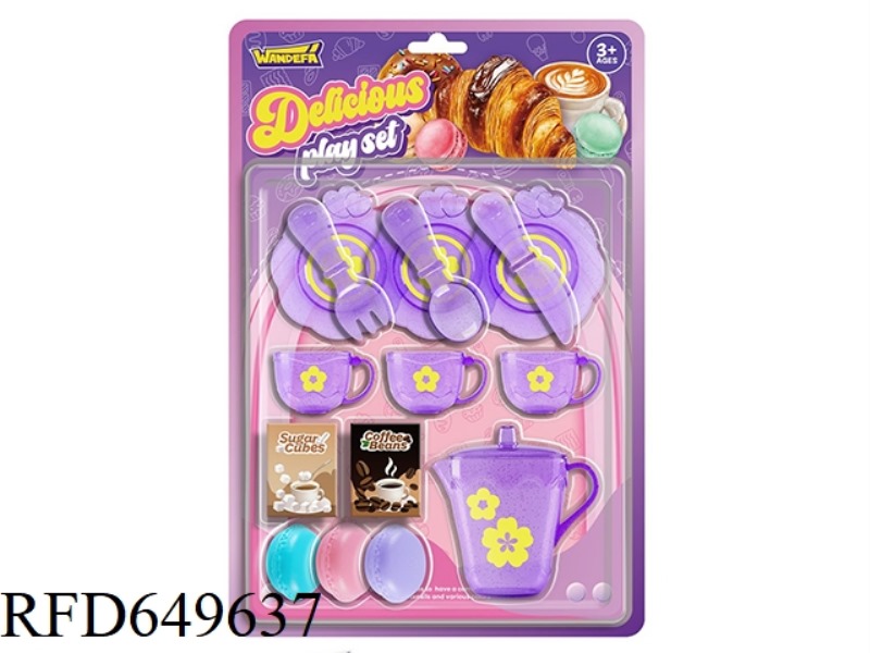 GIRLS AFTERNOON TEA DESSERT SNACK FOOD MACAROON COFFEE