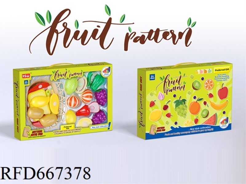 IT'S FUN TO CUT THE FRUITS