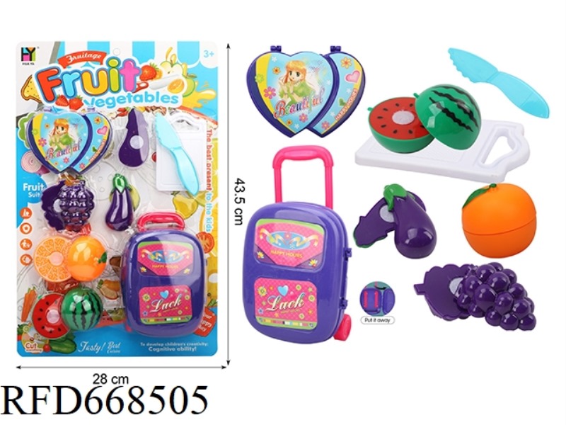 IT'S FUN TO CUT THE FRUITS
