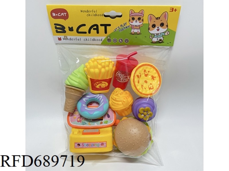 CASH REGISTER HAMBURGER SET