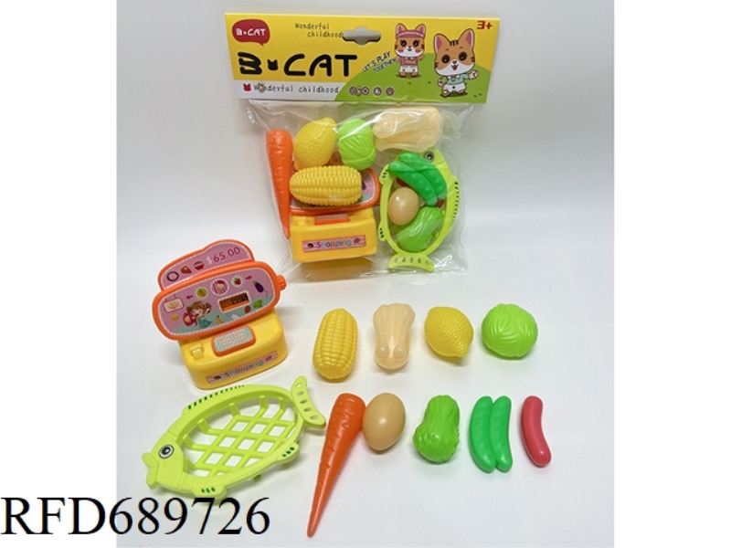 CASH REGISTER VEGETABLE SET