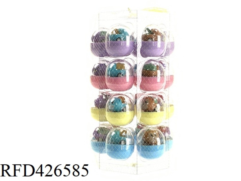 CANDY CANDIES TOYS PULL BACK CAPSULE TOY CAR 24PCS