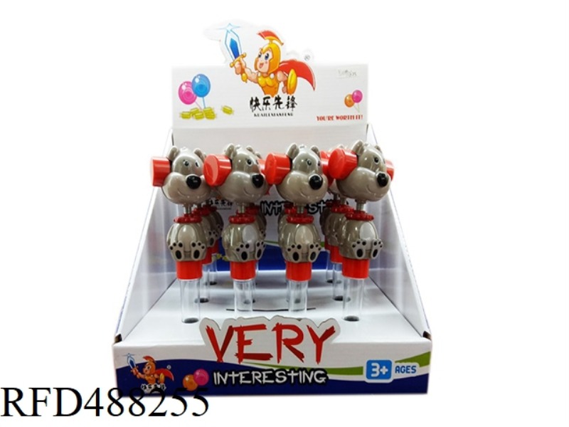 WHISTLE WAGGING DOGS 12PCS