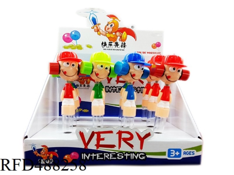WHISTLE WAGGING BOY 12PCS