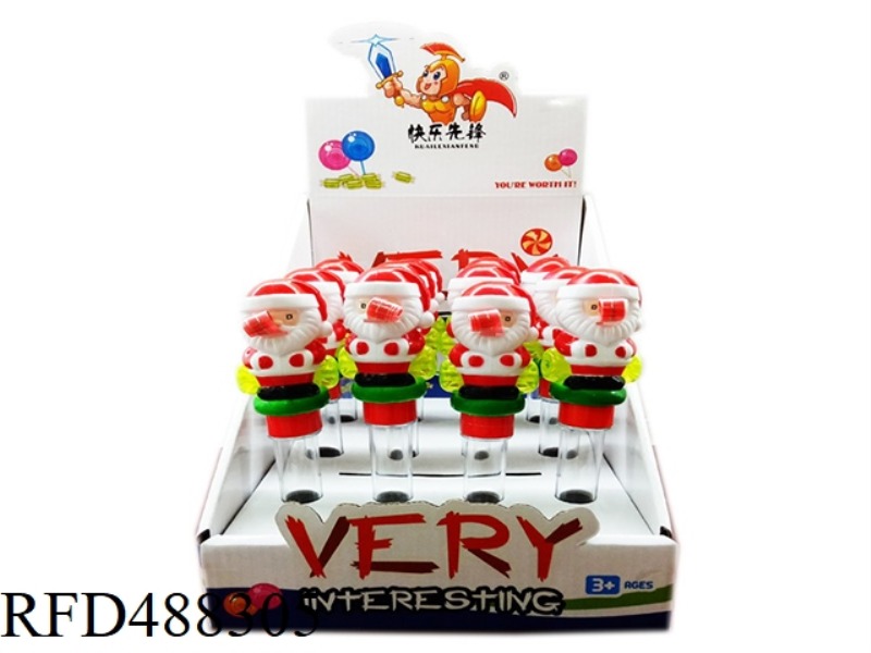 SANTA CLAUS BLOWING DRAGON 12PCS