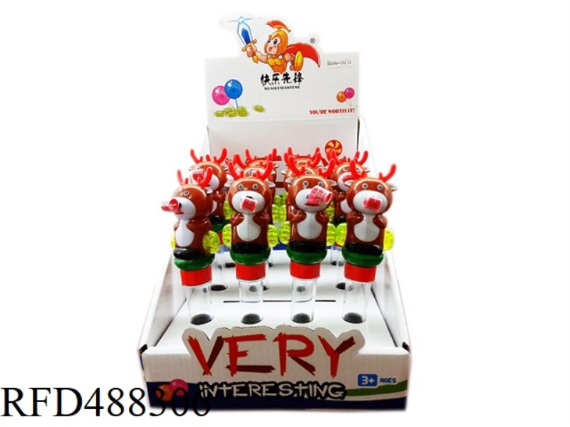 CHRISTMAS BLOWING DRAGON DEER 12PCS