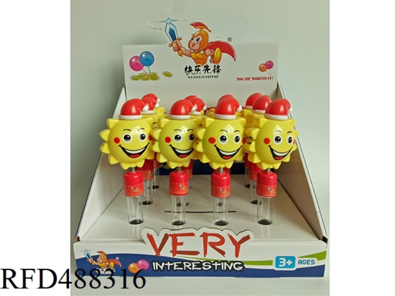 FRUIT RATTLE SUNFLOWER 12PCS