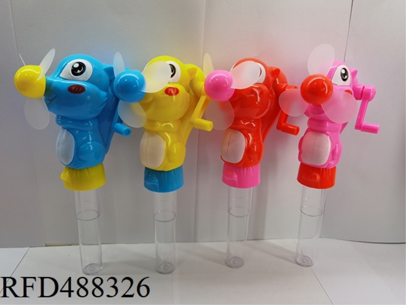 12PCS HAND-OPERATED SQUIRREL FAN