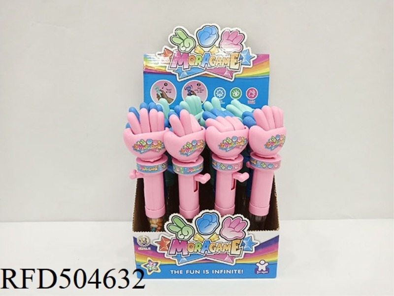 ROCK PAPER SCISSORS 12PCS SUGAR