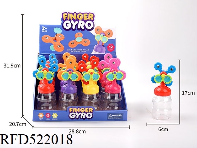 SUGAR PLAY FINGERTIP CYCLONE GYRO BOTTLE 12PCS