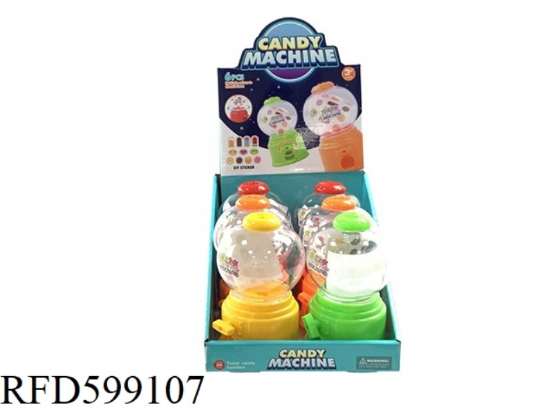 SUGAR PLAY LARGE PET BOTTLE TWIST MACHINE 6PCS