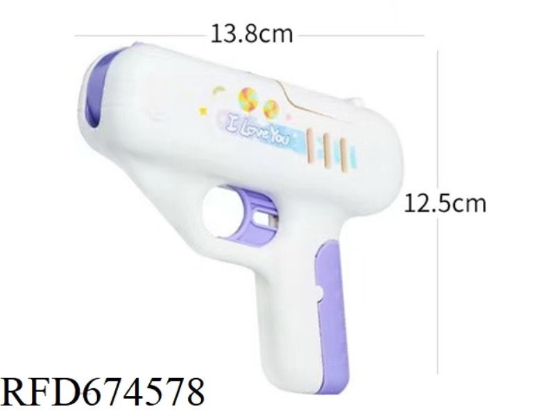 CUTE AND AMUSING CANDY GUN WITH LIGHT AND SOUND