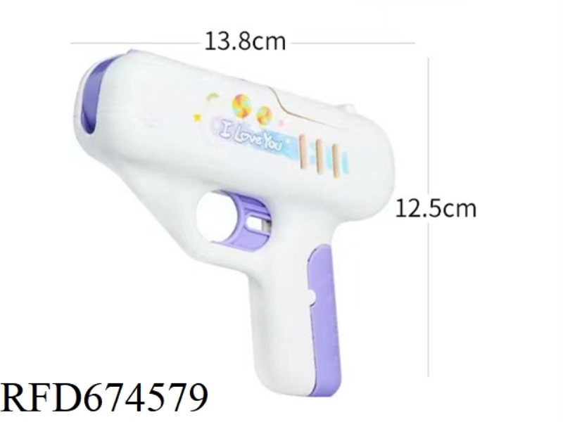 CUTE AND AMUSING CANDY GUN WITH LIGHT AND SOUND