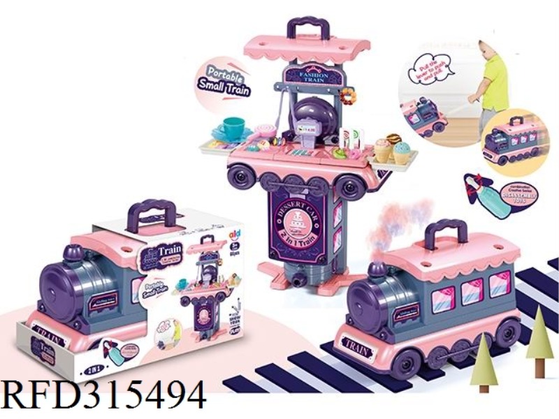 DIY TRANSFORMATION DESSERT TRAIN PLAY HOUSE